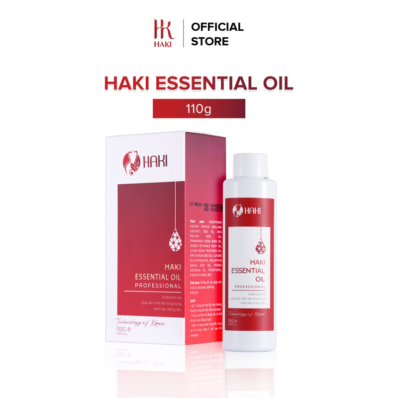 Tinh Chát Ủ Nòng Hủy Mỡ HAKI Haki Essential Oil 110g