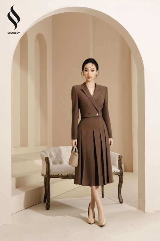 SÉT ÁO VEST LỬNG CHÂN VÁY