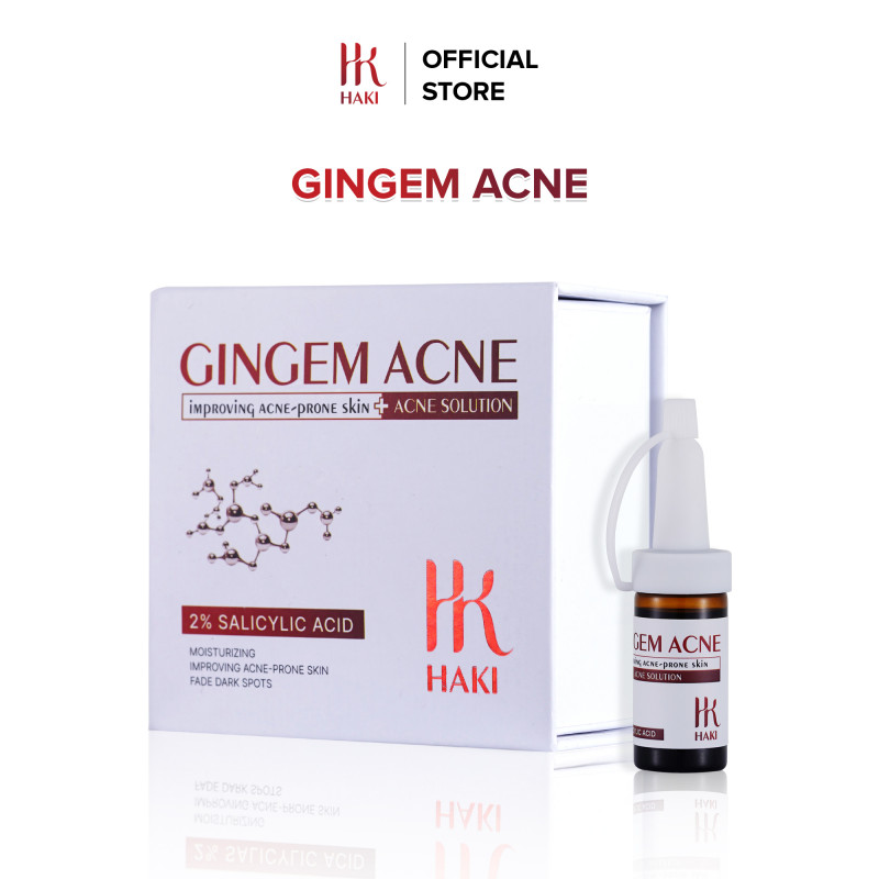 Serum Ngừa mụn HAKI Gingem Acne Sạch Mụn Sáng Da 15ml