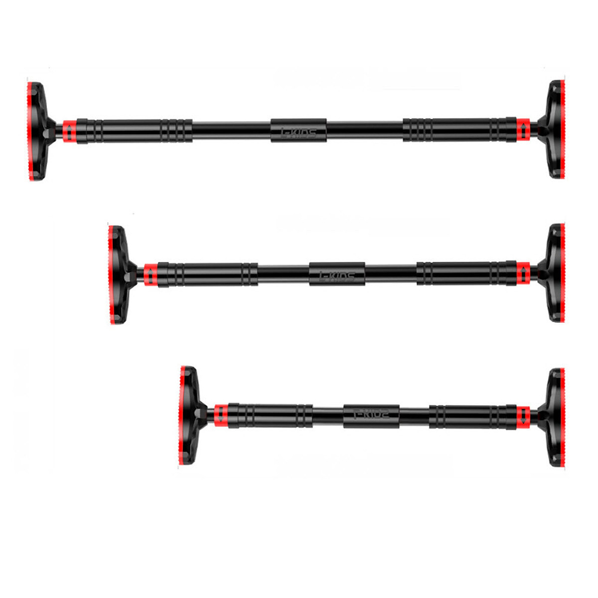 Xà Đơn Treo Tường Gắn Cửa Điều Chỉnh Độ Dài Linh Hoạt ,Mẫu Mới Chất Liệu Thép Không Gỉ Chịu Lực 150kg , Tay Cầm Bọc Đệm PVC Chống Trượt