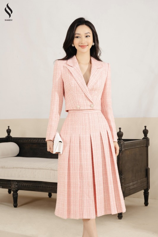 ÁO BLAZER DÁNG LỬNG TAY DÀI